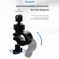 Gambar TELESIN 360 Degrees Mounting Stang Sepeda Bicycle Motor Motocycle Clamp HandleBar Bracket Mount For Action Cam GoPro Brica B-Pro5 BPro Insta360 Akaso XM Yi Osmo Camera Kamera dari Brica Berrisom Kab. Tangerang 4 Tokopedia