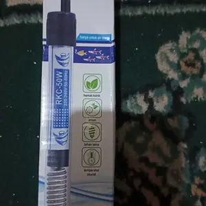 ROSSTON Pemanas Air Aquarium Heater Kaca RKC 25W 50W 75W 100W Penghangat Air Aquarium untuk Akuarium Anda