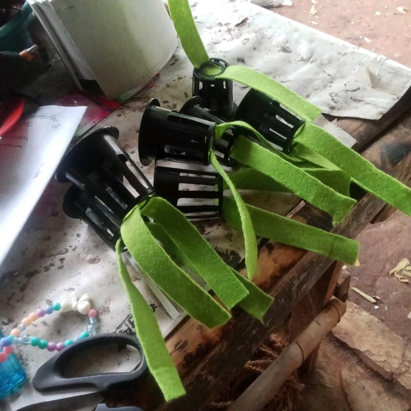 Pot Net dan Kain Flanel untuk Sistem Tanam Hidroponik dengan Ukuran Netpot 5Cm dan Panjang Kain 25Cm - Tanaman 3