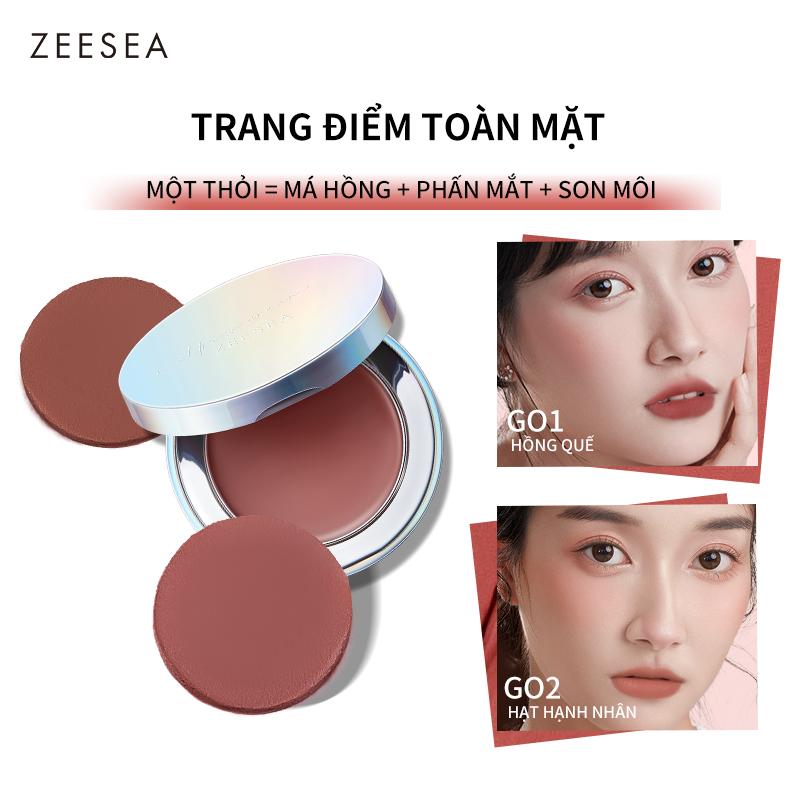 Kem Đa Năng ZEESEA, Kết Cấu Như Đám Mây, Sương Mềm, Thích Hợp Cho Phấn Đánh, Phấn Mắt, Son Môi Và Phấn Đánh Dạng Phấn, 3g, [Thanh Toán Khi Nhận Hàng]