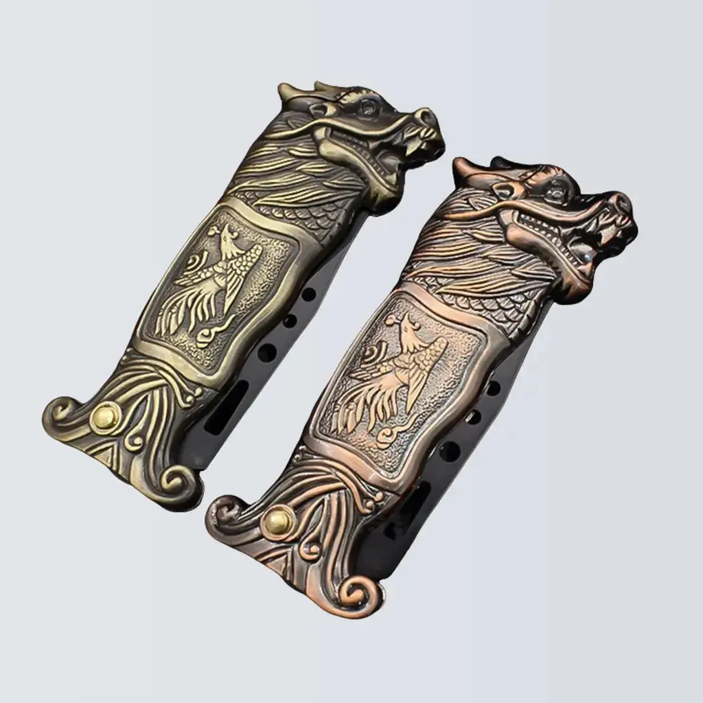 Aksesoris Pemantik Elektrik 2-in-1 Motif 3D Dragon – Elegan & Multifungsi