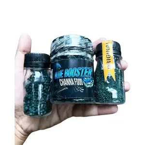 (mouglifish) Pelet Channa Blue Booster by BOS BOS QU (PIGMEN BIRU)