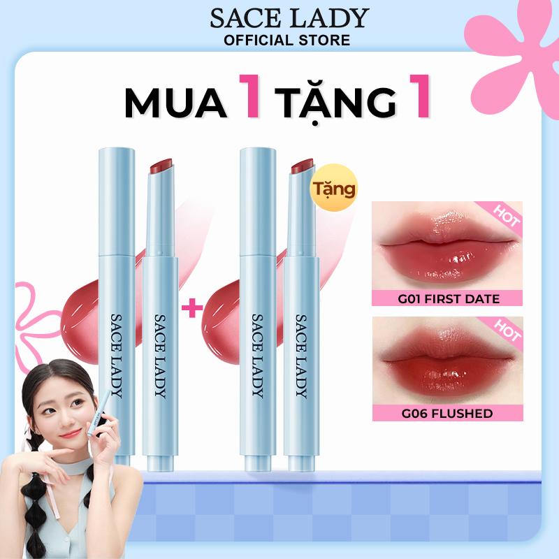 [LIVE] Son Tint Bóng SACE LADY Dưỡng Ẩm Nhẹ Giúp Đôi Môi Căng Bóng Mọng Nước Không Khô Môi