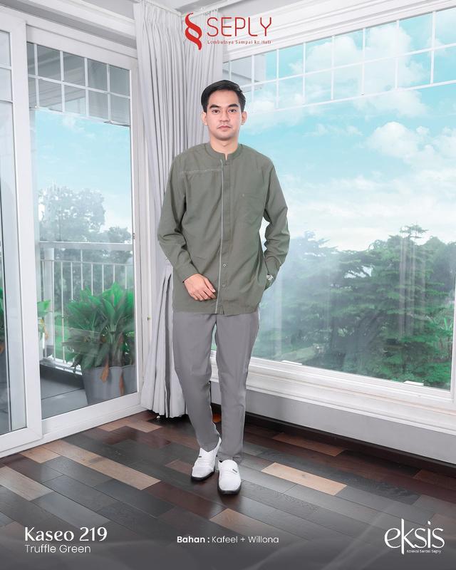 Busana Muslim Sarimbit Terbaru Seply - Eksis Truffle Green 2