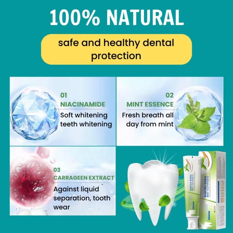 DEVNEN Pasta Gigi Pemutih Dan Perontok Karang Pemutih Gigi Kuning Berkerak Menghilangkan Bau Mulut 180g Memutihkan Kuning Gigi Toothpaste - Pemutih Gigi Kuning Permanen Ampuh Viral Di Pembersih Gigi Biar Putih / Pencegah Gigi Berlubang 5