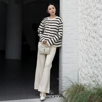 Gambar Clouwny Stella Longsleeve set Setelan Celana Wanita Premium Knitt Panjang Atasan Baju Dewasa Motif kulot - Light Blue dari CLOUWNY Kota Administrasi Jakarta Barat 3 Tokopedia