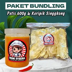 (Mami Syeena) PAKET BUNDLING-Petis Madura 600g & Keripik Tette/Singkong