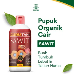 GURUTANI Paket Booster Pupuk Organik Cair Sawit Pupuk Tanaman Sawit tanah alami organik