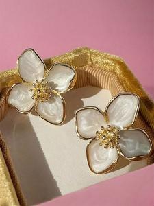 1 par de pendientes stud elegantes para mujer para boda, noviazgo, aniversario y fiesta, joyería, regalo del Día de San Valentín