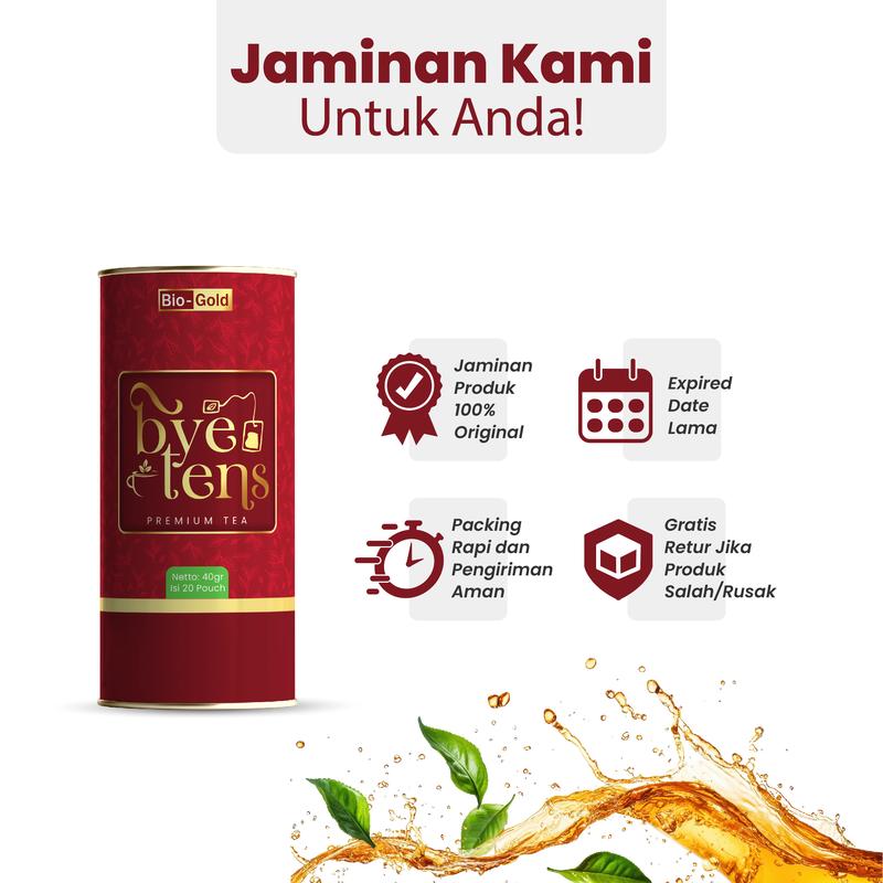 Product Introduction of Bye Tens - Bundling 2 Kaleng Minuman Teh Herbal Rempah Tradisional Teh Hijau, Mengkudu, Seledri untuk Darah Tinggi 5