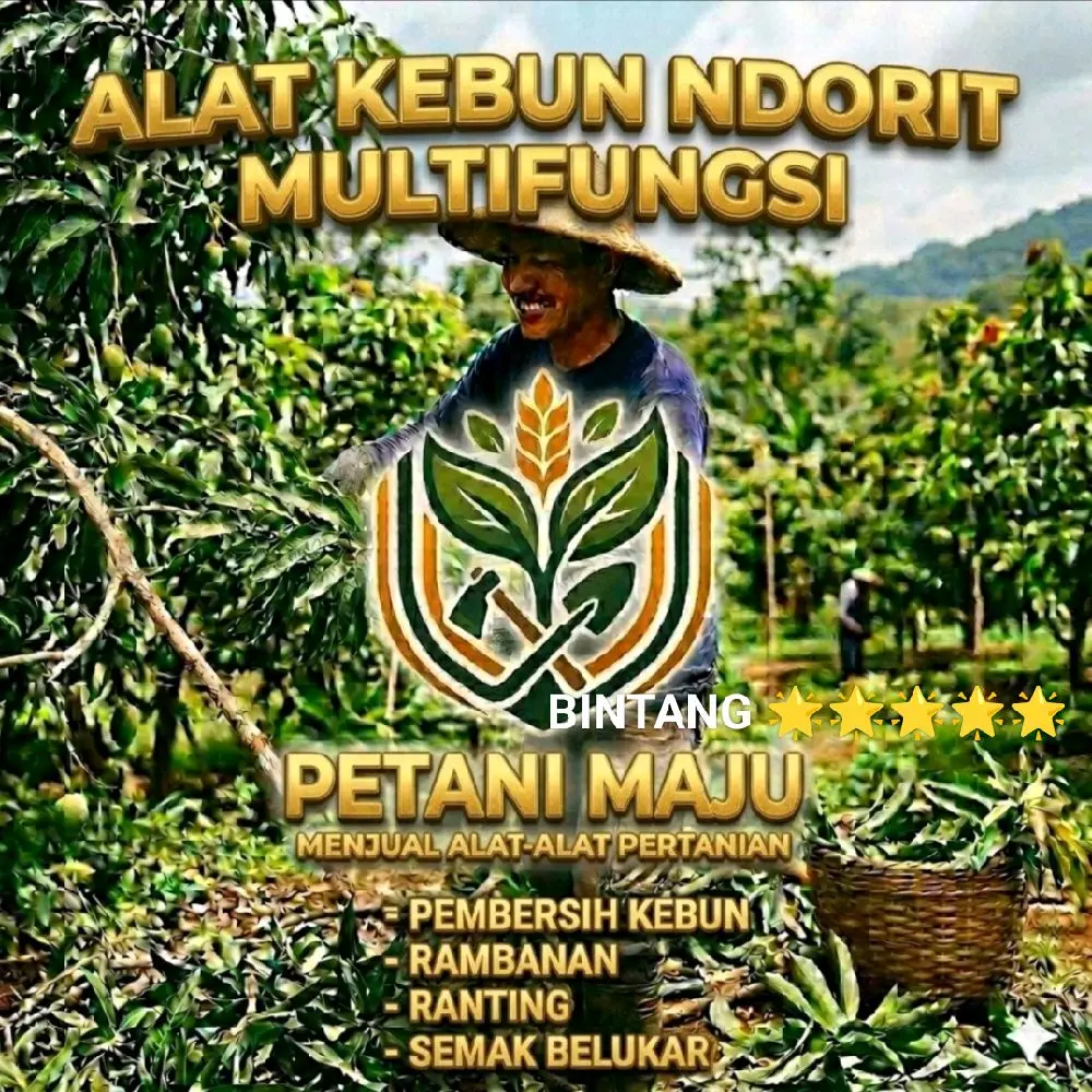alat berkebun dorit pembersih kebun ranting pohon bambu dan pemotong kayu membantu anda di kebun