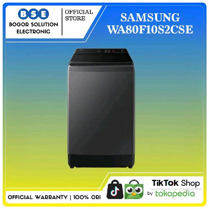 Gambar Mesin Cuci Top Loading Samsung 10Kg WA80F10S2CSE Top Load 10Kg Samsung WA80F10S2CSE Inverter dari Bogor Solution Electronic Kota Bogor Tokopedia