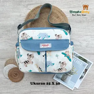 Nanaku Baby - Tas Bayi Lucu Serbaguna / Tas Selempang Bayi Ukuran Kecil 25 Cm x 30 Cm Tas Bayi Multifungsi Perlengkapan Bayi Newborn