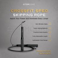 Gambar Atomcore Tali Skipping Speed Rope 3m Anti-slip Handles Adjustable Panjang 3m Dengan Pouch Gratis - Black dari Atomcore Official Kota Administrasi Jakarta Timur 1 Tokopedia