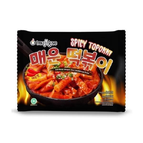 Gambar MUJIGAE TOPOKKI SPICY 195GR dari Hypermart Gajah Mada Kota Administrasi Jakarta Pusat Tokopedia