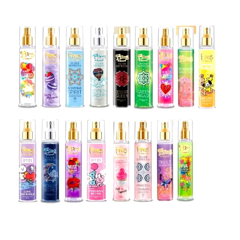 Fres & Natural Spray Cologne Hijab Refresh Live To Love 100ml - Moisturizer, Tubuh 0