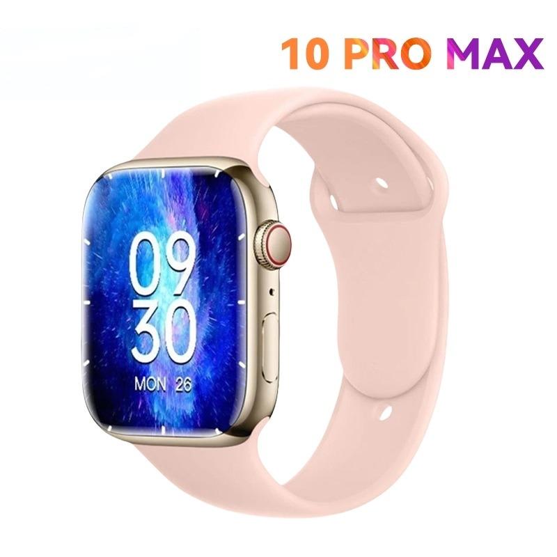 Official Smartwatch 10 Pro Max 100%baruOriginal Mendukung operasi  gerakanwith HD AMOLED PINK