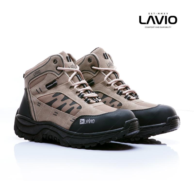 Sepatu Pria Safety Boots High Quality Premium Ujung Besi Sefty cowok Outdoor Hiking Mendaki Gunung Boot Kerja Lapangan Proyek Lavio Axel 2