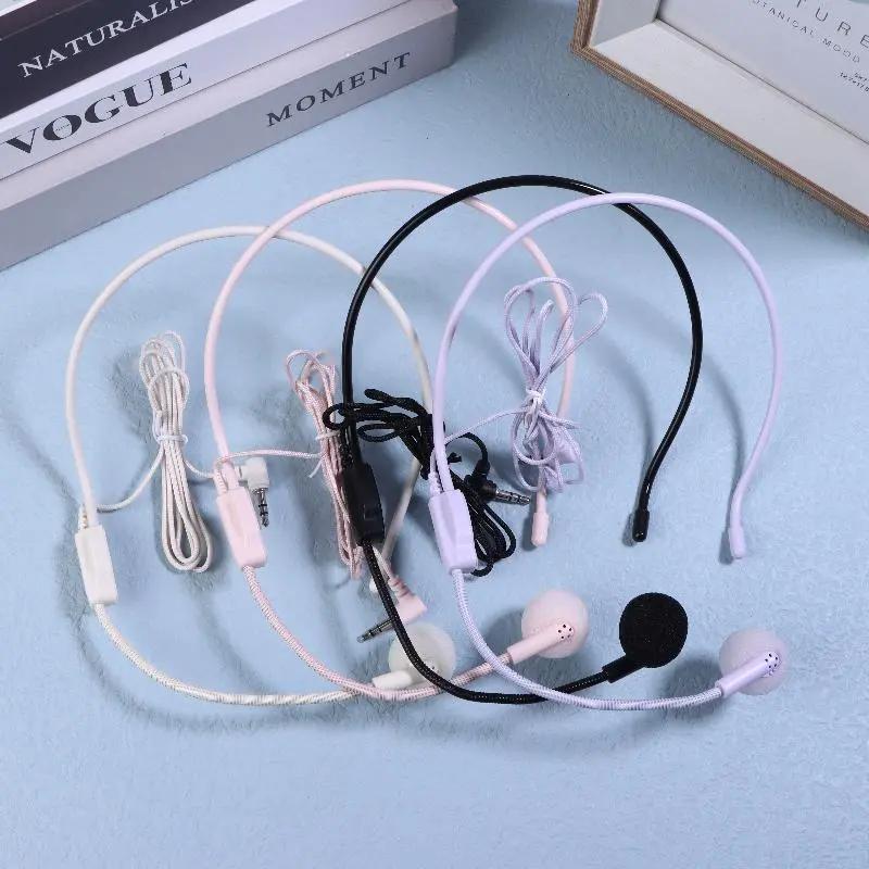 1pcs có dây 3 a. 5 mm bài giảng hướng dẫn cắm micro tai nghe nói chuyện đầu di…