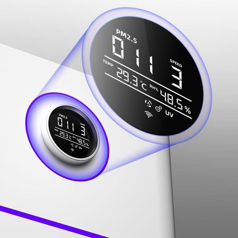 Product Introduction of Pro Smart Air Purifier Kills Germs 99.9% Elite Tuya Smart Remote Wifi Control Fresh Air Healthier For Home 9