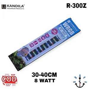 Lampu LED Aquascape Aquarium Kandila R 300Z Tank 30 - 40cm WRGB Efisien