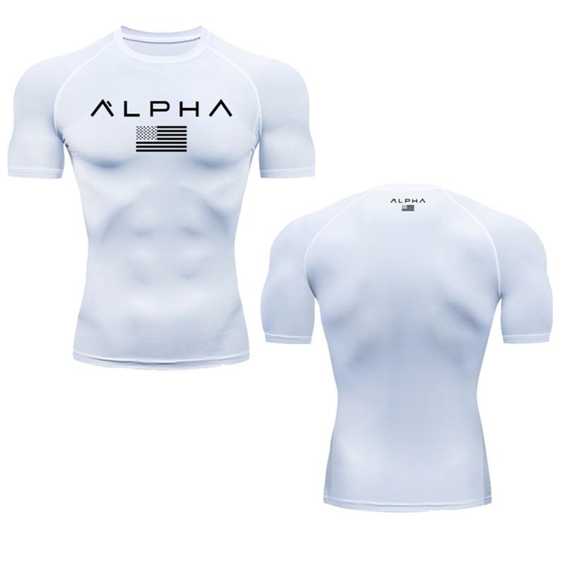 Product Introduction of Quick Dry Workout Tops Fashion Men Clothing Breathable Compression TShirt Men's Runnig Sports T-Shirt Gym Fitness Short Sleeve compression  shirt tight  shirt 11