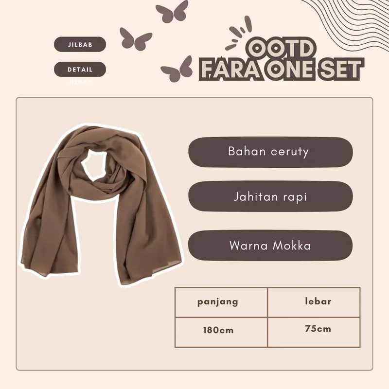 OOTD Hijab Style One Set 3 in 1 ( Blouse + Celana + Pashmina ) Setelan Wanita Kekinian - LS104 Baju Remaja Katun 5