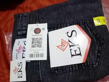 Product Review of Skirt EKS Kitty Pocket Dan Kitty Flap Pocket Stretchable Jeans Acid Grey/ Medium Blue/ Light Blue/ Dark Blue, 26-38 Inches Casual Soft Denim Kain Lembut from N**N 1
