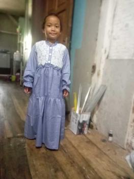 Product Review of Dress panjang Lyra gamis anak perempuan usia 2-10tahun bahan katun madinah from Q**z Q**e 2