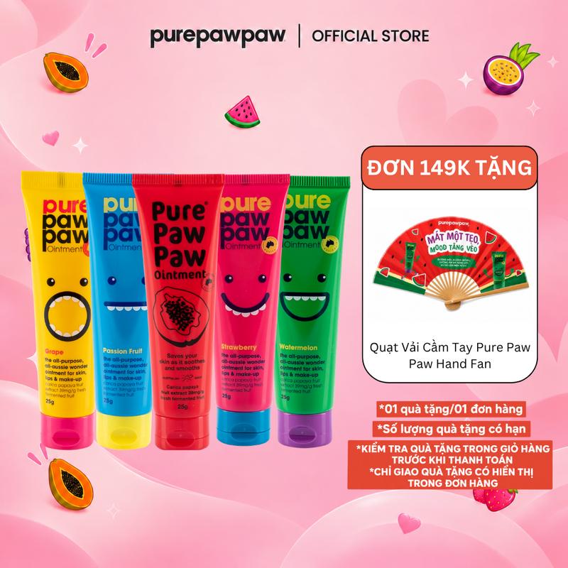 Kem Dưỡng Ẩm Đa Năng Chiết Xuất Đu Đủ Pure Paw Paw Giúp Giảm Khô Nứt Nẻ 25g