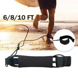 6/8/10ft Tali Surfing Surfboard Leash Surf Tali Selancar Untuk Papan Selanca Smooth Surfing Leg Rope