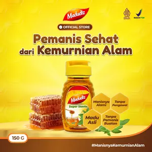 Madudiz Honey with Stevia 150gr - Kombinasi Alami Madu & Stevia