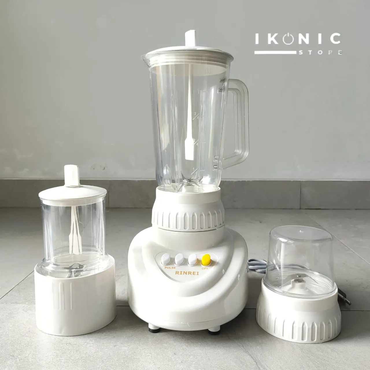 IKONIC Blender Plastik 3in1 Blender Rinrei BR-622C Blender 3in1 Original Bergaransi