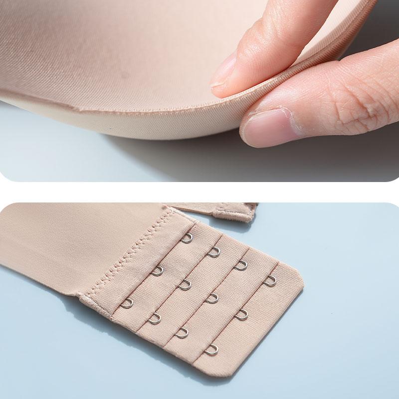 GEMER Bra Cup B Push-Up Tanpa Kawat Tanpa Jahitan dan Tak Terlihat Pakaian Dalam Wanita Cup Lebar untuk Kenyamanan Maksimal