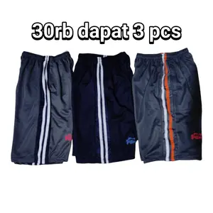 paket 3 pcs celana pendek JUMBO ada sakunya celana kolor