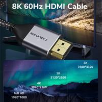 Gambar CABLETIME Kabel HDMI 2.1 8K 60Hz Male to Male UHD HDR eARC Slim High Speed Premium - 1M dari CABLETIME Jakarta Kota Administrasi Jakarta Barat 2 Tokopedia