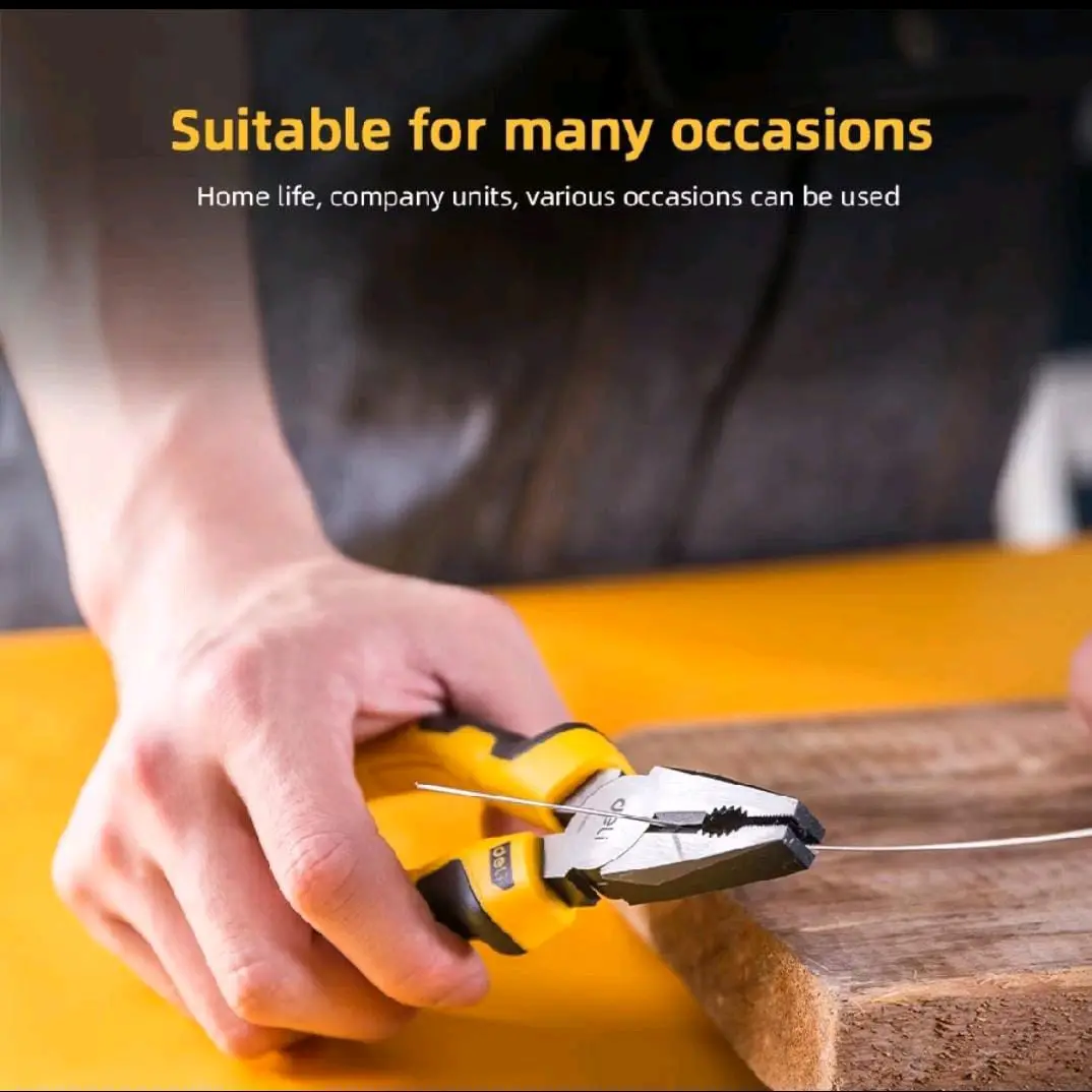 Tang kombinasi deli 6 inch / combination pliers Edl2006