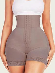 Bragas Faja para Abdomen Postparto, Ropa Interior Moldeadora de Alta Elasticidad para Mujeres, Diseño con Cremallera, Levantamiento de Glúteos y Compresión Abdominal