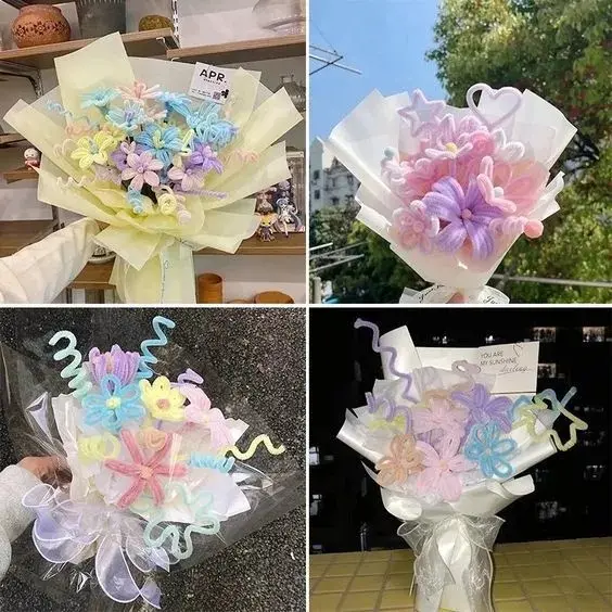 TI 100 Kawat Bulu Mercy Mainan Anak Craft Diy Kerajinan Tangan - 100Pcs (PACK100) - Toys, Edukasi 4