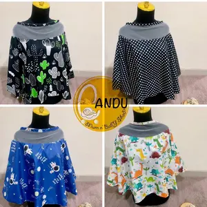 ￼CANDU-PREMIUM APRON IBU MENYUSUI ASI BAYI FULL COVER BAHAN LEMBUT MENUTUP BAGIAN DEPAN DAN BELAKANG BADAN / PERLENGKAPAN MENYUSUI BABY