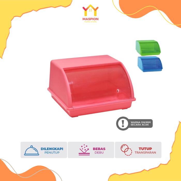 Gambar Maspion Tempat Roti Tawar B046 / Penyimpan Makanan Plastik - MHS Acrylic Case dari Maspion Home Store Kota Surabaya Tokopedia