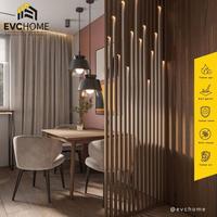 Gambar EVCHOME Partisi WPC Kisi Kisi WPC Sekat Dinding WPC Wallpanel Minimalis Anti Rayap Anti Lembab Mewah Ringan 290cm Oak Mahogany Dark Brown - Oak Brown 5x10x290, Standar dari EVCHOME Kota Administrasi Jakarta Timur 5 Tokopedia
