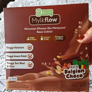 [LEBIH HEMAT] Mom Uung Susu Mylkflow 15 Sachet - Susu Ibu Hamil & Ibu Menyusui Tinggi Protein dan Asam Folat - ASI Deras Berkualitas