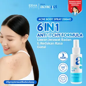 ERHA Acneact BHA & Niacinamide Acne Body Spray 100ml - Mengurangi Gatal & Jerawat Punggung