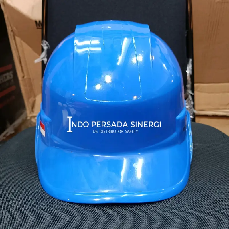 HELM SAFETY PROYEK NSA VENTED WARNA BIRU FASTRACK TALI DAGU - HELM NSA VENTILASI 3