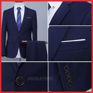 Shafa Apparel - Set Jas Formal Pria slimfit 2In1 5