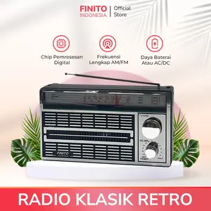 Radio AC/DC 4250 Portable International / FINITO AM, FM, SW/ Radio Klasik Jadul Dan Awet