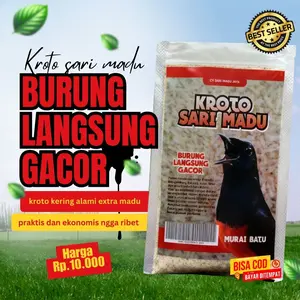KROTO MADU SARI PAKAN BURUNG BERKICAU CEPAT GACOR RAJIN BERKICAU