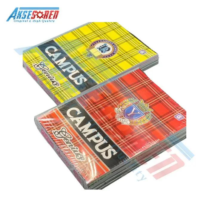 Buku Tulis Sekolah Campus Genius 42 Lembar [1 Pack/6 Buku] / Buku Tulis Boxy Genius notebooks / Buku Kampus 1 Pak / Perengkapan Sekolah / Buku Catatan Kertas Paper Stationery 3