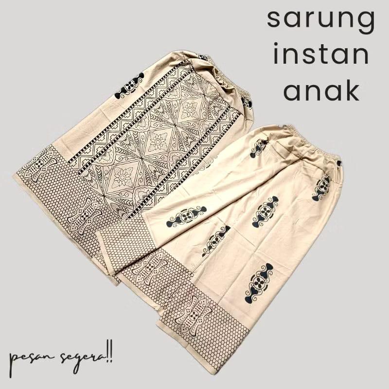 Product Introduction of sarung intsan anak anak praktis mudah di pakai Katun Muslim 18